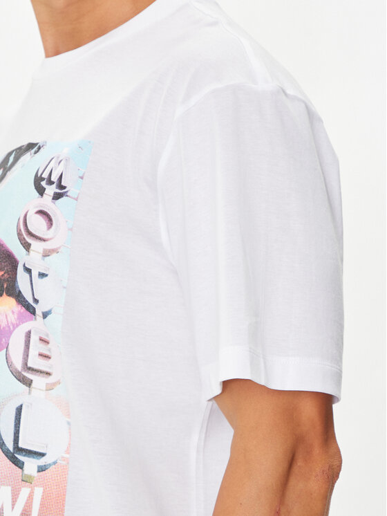 HUGO Hugo T-Shirt Narcado 50513316 Biały Relaxed Fit
