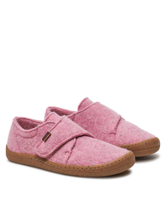 Froddo Froddo Пантофи Barefoot Wooly Slippers G1700341-10 S Розов