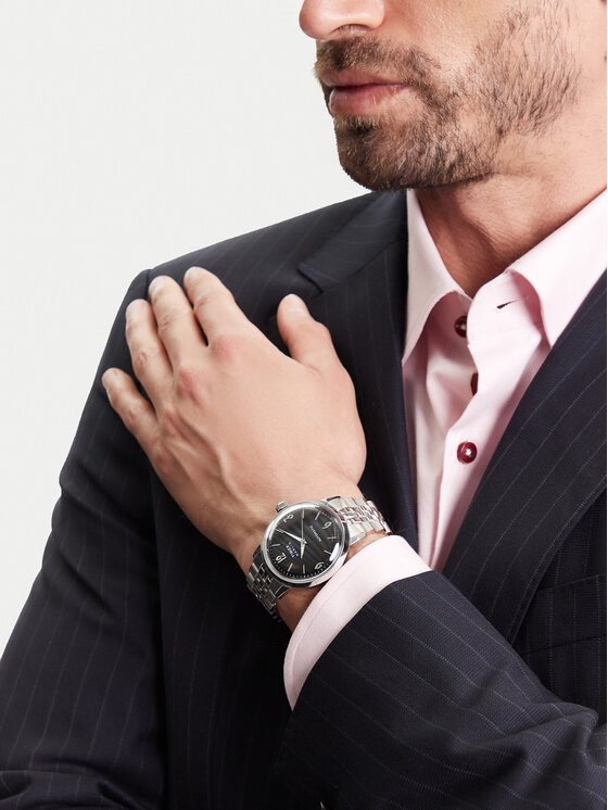 Timex Timex Годинник Marlin® Automatic TW2W93200 Срібний