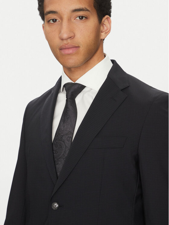 BOSS BOSS Kostiumas C-Huge 50540579 Tamsiai mėlyna Slim Fit