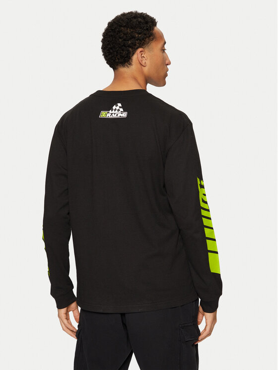 DC Shoes DC Shoes Longsleeve Shoe Co Racing ADYZT05405 Μαύρο Standard Fit