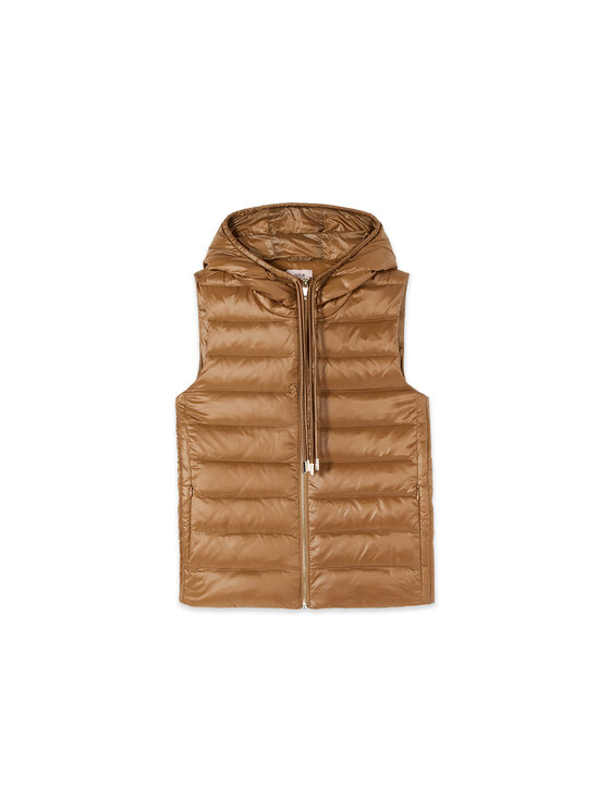 Oltre Oltre Giubbotto piumino F804R001531N012 Crema Regular Fit