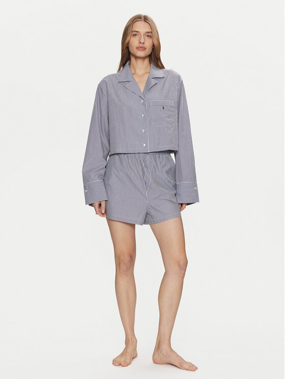 Polo Ralph Lauren Pigiama 4P8010 Blu Relaxed Fit, taglia : L