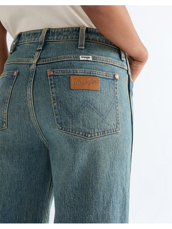 Wrangler Wrangler Jeansy LOOSE STRAIGHT Niebieski Loose Fit