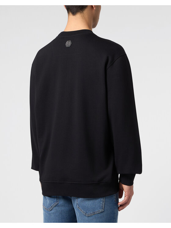 PHILIPP PLEIN PHILIPP PLEIN Felpa 31310 Nero Regular Fit