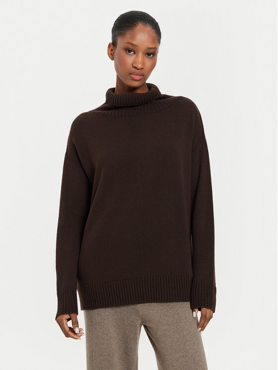 Max Mara Leisure Rolák Superbo 2426366148 Hnedá Relaxed Fit
