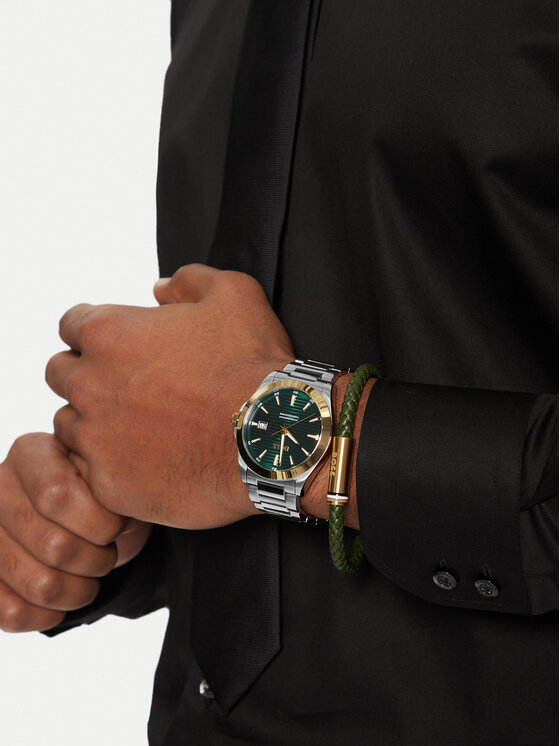 BOSS BOSS Uhr und Armband Set Strike - Gift Set 1570179 Silberfarben