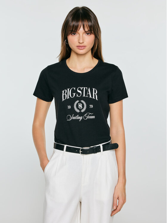 BIG STAR BIG STAR T-Shirt RATTA Czarny Basic Fit
