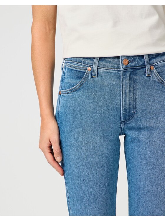 Wrangler Wrangler Jeansy PIPER Niebieski Skinny Fit