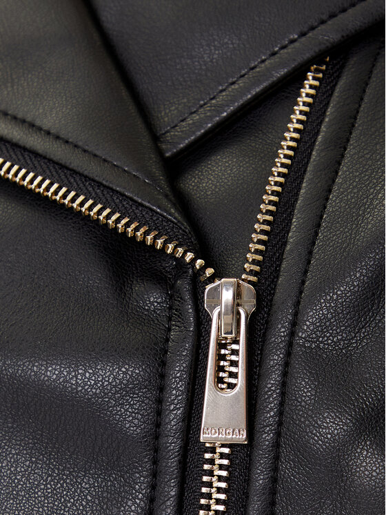 Morgan Morgan Μπουφάν από απομίμηση δέρματος 242-GZOOM Μαύρο Regular Fit