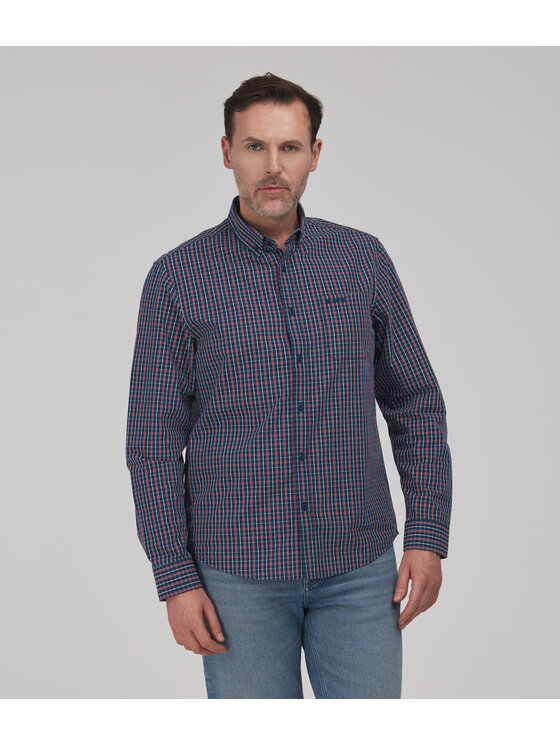 Lee Cooper Lee Cooper Koszula jeansowa LARS Niebieski Regular Fit