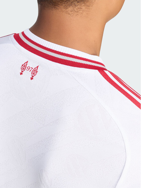 adidas adidas Koszulka techniczna 171857 Biały Slim Fit
