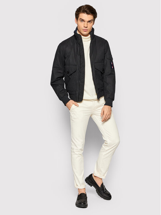 Tommy Hilfiger Bomber Icon MW0MW12980 Nero Regular Fit • Modivo.it