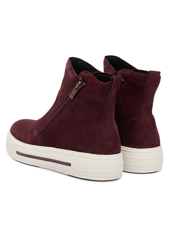 Caprice Caprice Botki 9-25451-45 Bordowy