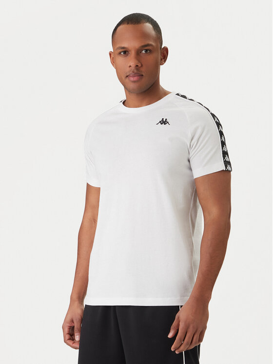 Kappa Tricou 303UV10 Alb Slim Fit