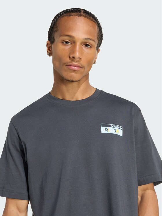 adidas adidas T-Shirt 156529 Szary Loose Fit
