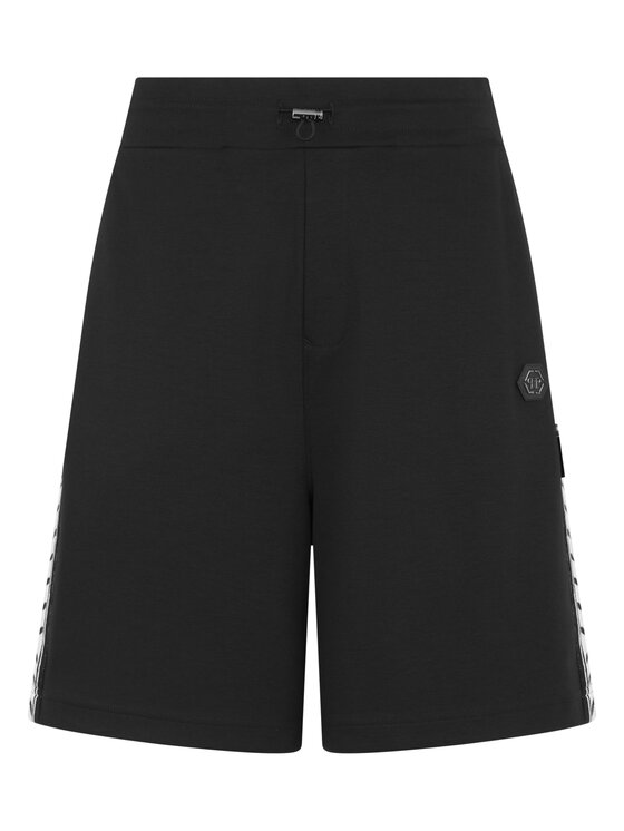 PHILIPP PLEIN PHILIPP PLEIN Szorty sportowe 30549 Czarny Jogger Fit