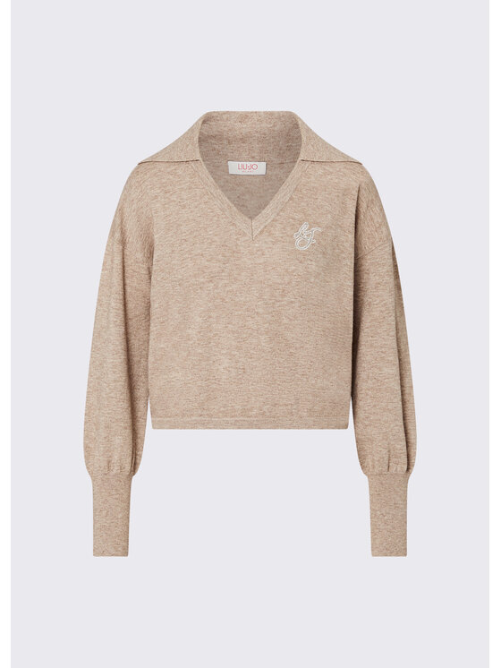 Liu Jo Liu Jo Felpa TF6044MA25S02511 Beige Regular Fit