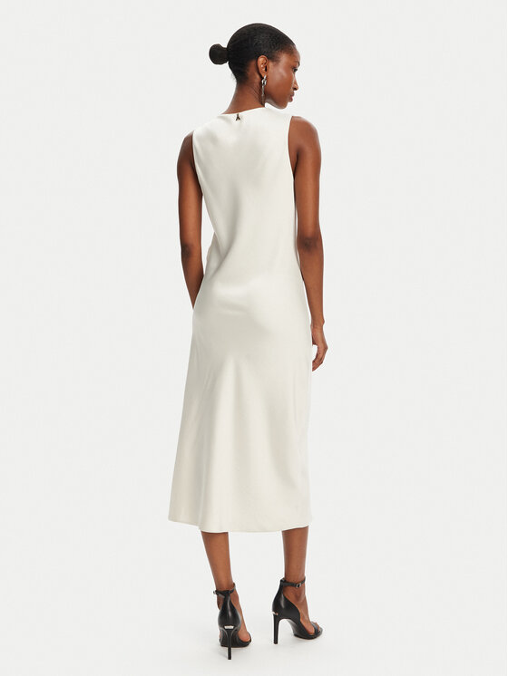 Patrizia Pepe Patrizia Pepe Rochie cocktail 2A2878/A563-B823 Écru Regular Fit