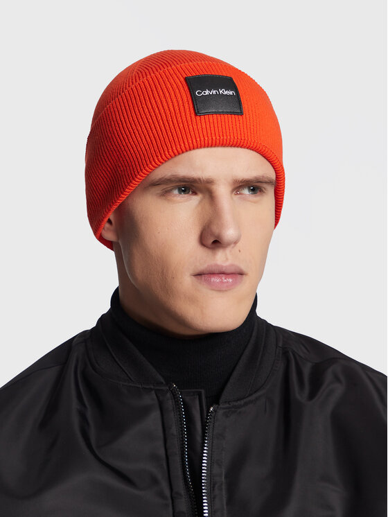Calvin Klein Calvin Klein Czapka K50K509682 Pomarańczowy