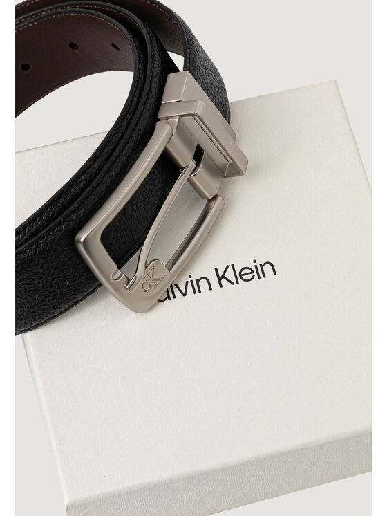 Calvin Klein Calvin Klein Cintura da uomo SSNL MONO FRAME BUCKLE 35MM ADJ/ Nero
