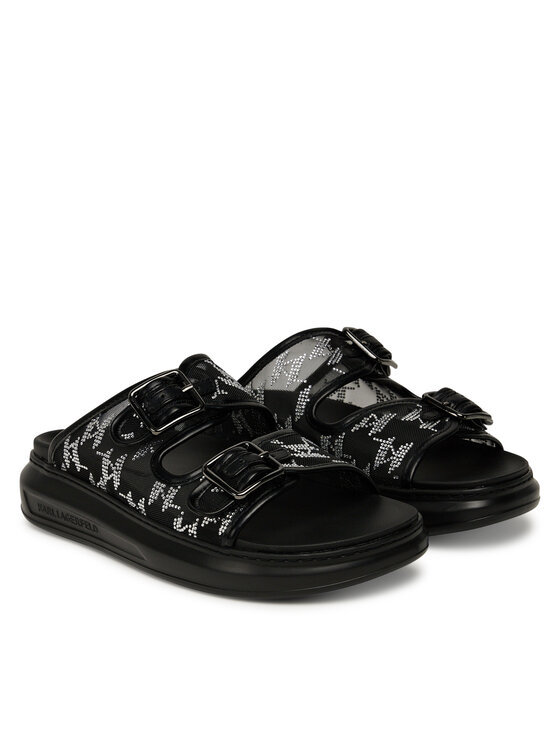 KARL LAGERFELD KARL LAGERFELD Şlapi Kapri Slide KL62505A Negru