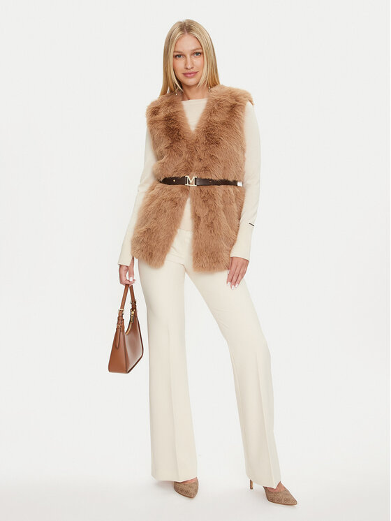 Marciano Guess Marciano Guess Безрукавка Chloe 4YGL28 7128A Коричневий Regular Fit