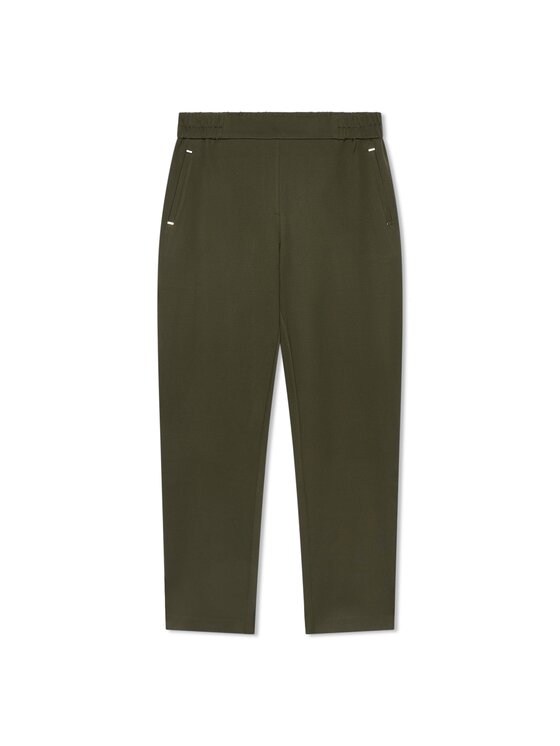 Fiorella Rubino Fiorella Rubino Pantaloni di tessuto P087L002517N035 Verde Regular Fit