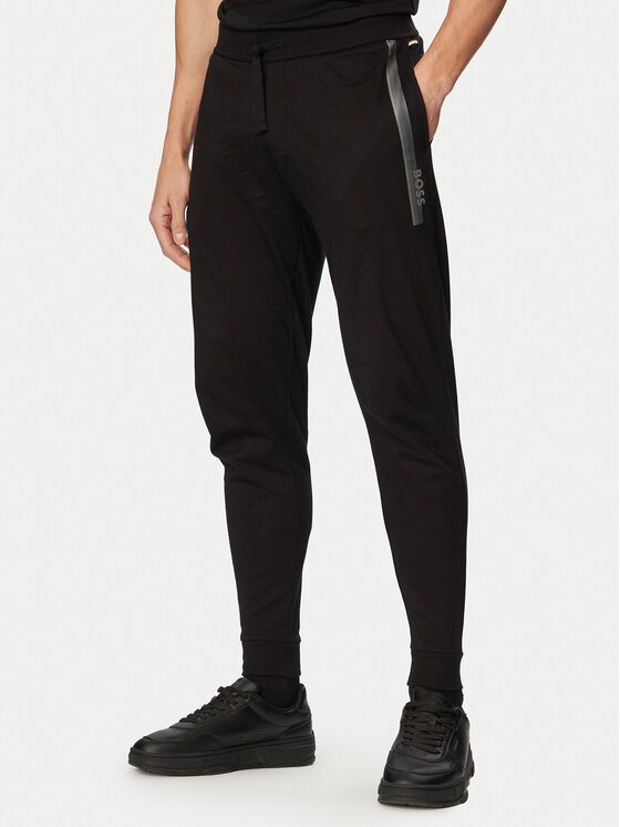 BOSS BOSS Sportinės kelnės Authentic 50554784 Juoda Regular Fit