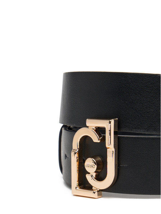 Liu Jo Liu Jo Pásek Hips Belt 3,5 Cm AF5238 E0077 Černá