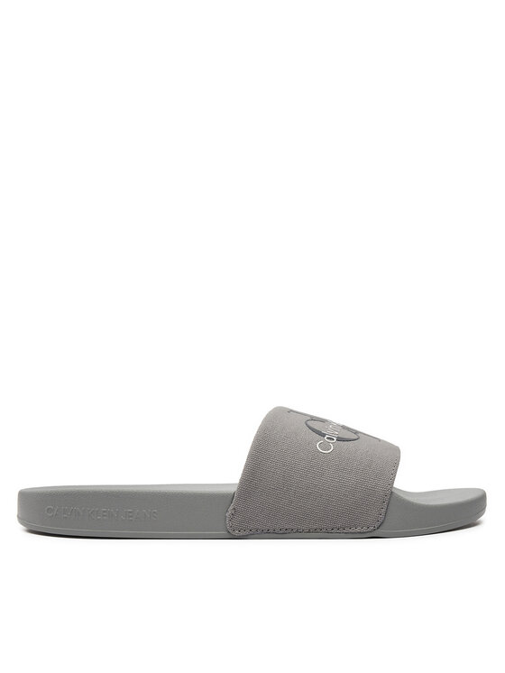 Calvin Klein Jeans Calvin Klein Jeans Šlepetės Slide Monogram Co YM0YM00061 Pilka