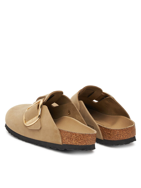 Birkenstock Birkenstock Papucs Boston Big Buckle Hex 1030425 Barna