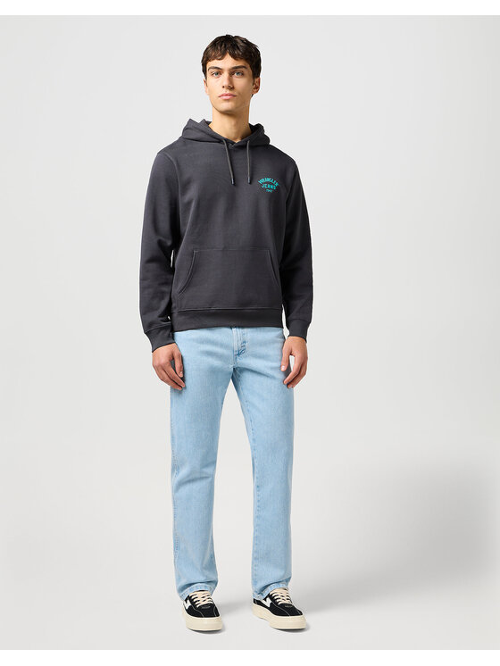 Wrangler Wrangler Bluza 112364094 Czarny Regular Fit