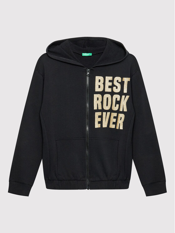 United Colors Of Benetton United Colors Of Benetton Sweatshirt 3J68C5019 Schwarz Regular Fit