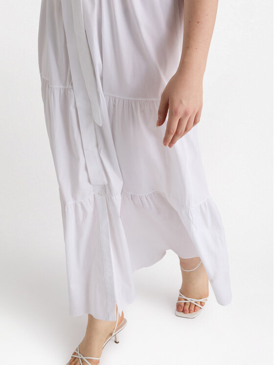 Fiorella Rubino Fiorella Rubino Abito da sera 7061T001705N011 Bianco A-Line Fit