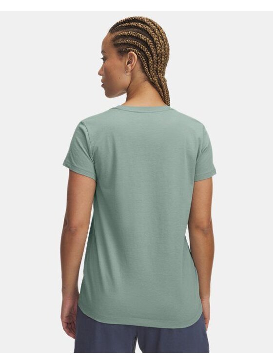 Under Armour Under Armour T-Shirt UA-1356305-348 Turkusowy Active Fit