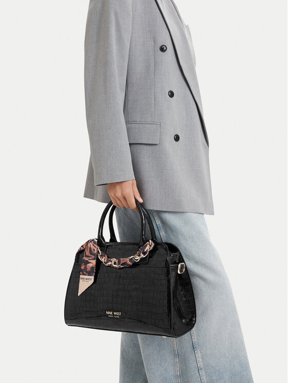 Nine West Nine West Дамска чанта EO-IVY SHORE-LDA9422 Черен