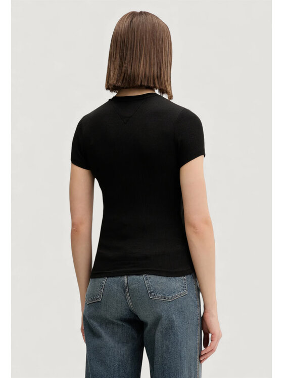 Tommy Jeans Tommy Jeans T-shirt DW0DW21838 Nero Casual Fit