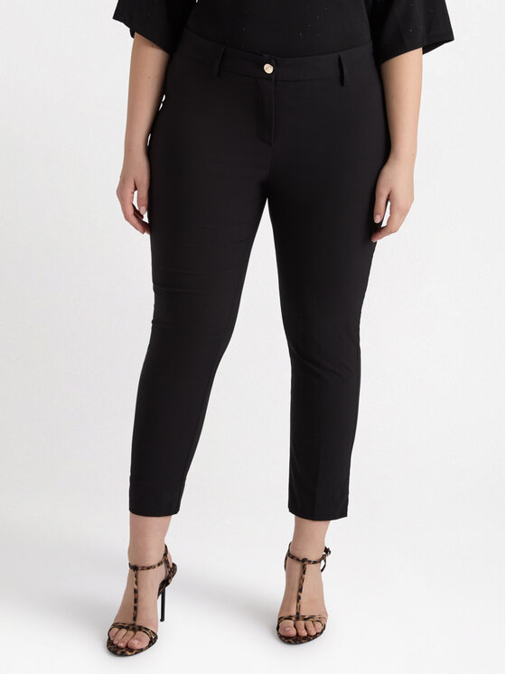 Fiorella Rubino Fiorella Rubino Pantaloni di tessuto P144L002122N033 Nero Skin Fit
