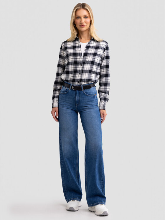 BIG STAR BIG STAR Koszula PETRINI_906_140 Czarny Classic Fit