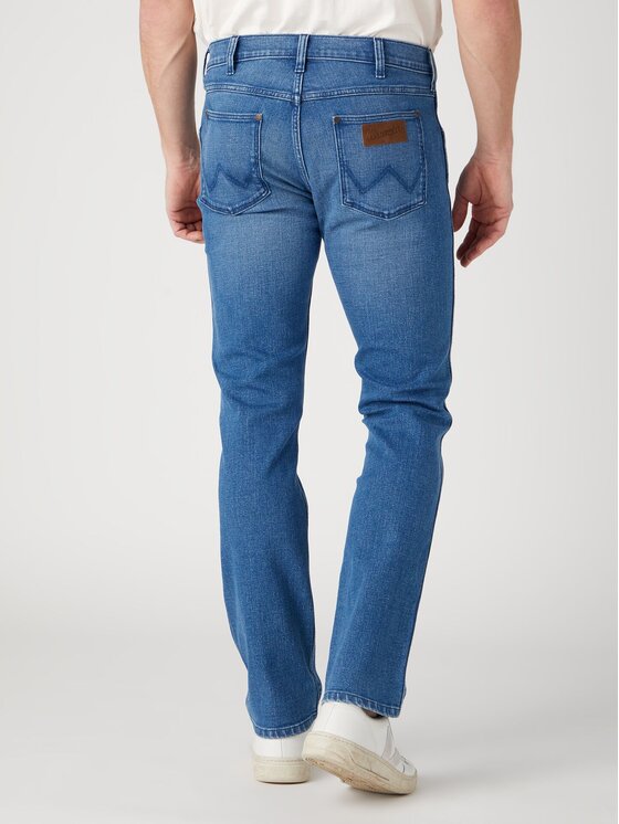 Wrangler Wrangler Jeansy GREENSBORO Niebieski Straight Leg