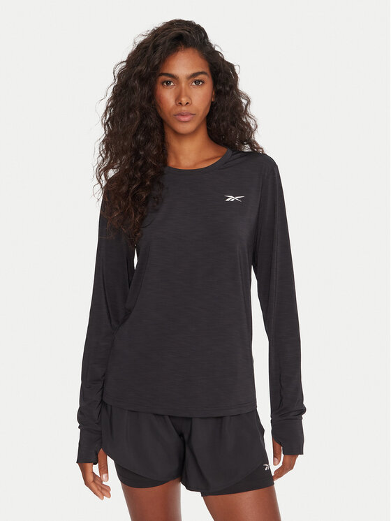 Reebok Reebok Funkční tričko RK25184CCW Černá Slim Fit