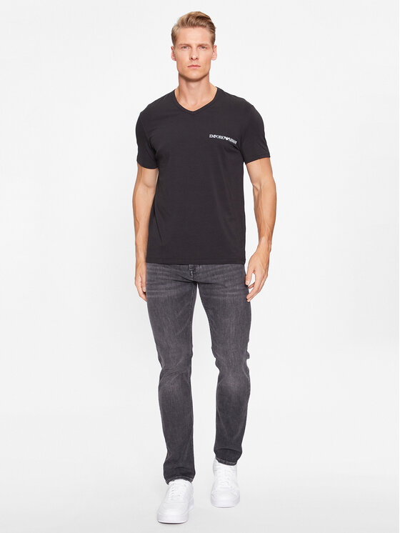 Emporio Armani Underwear Emporio Armani Underwear 2-dílná sada T-shirts 111849 3F717 17020 Černá Regular Fit