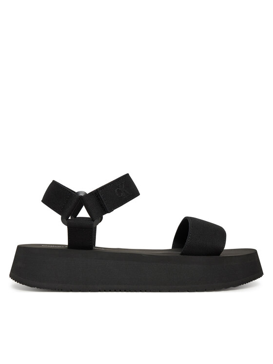 Calvin Klein Jeans Calvin Klein Jeans Sandály Sandal Velcro Webbing Mg YW0YW01693 Černá