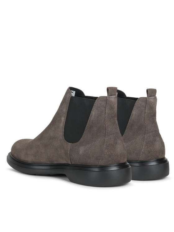 Geox Geox Kotníková obuv s elastickým prvkem U Ottavio U16DCC 00022 C6372 Khaki