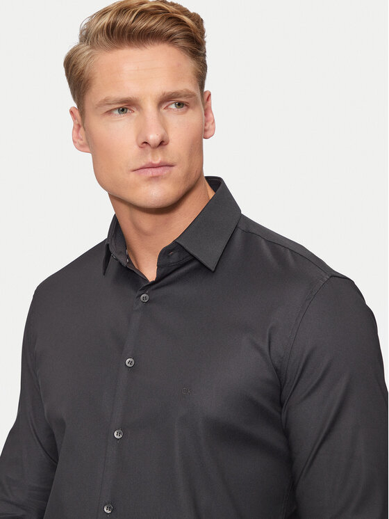 Calvin Klein Calvin Klein Košulja K10K113182 Crna Slim Fit