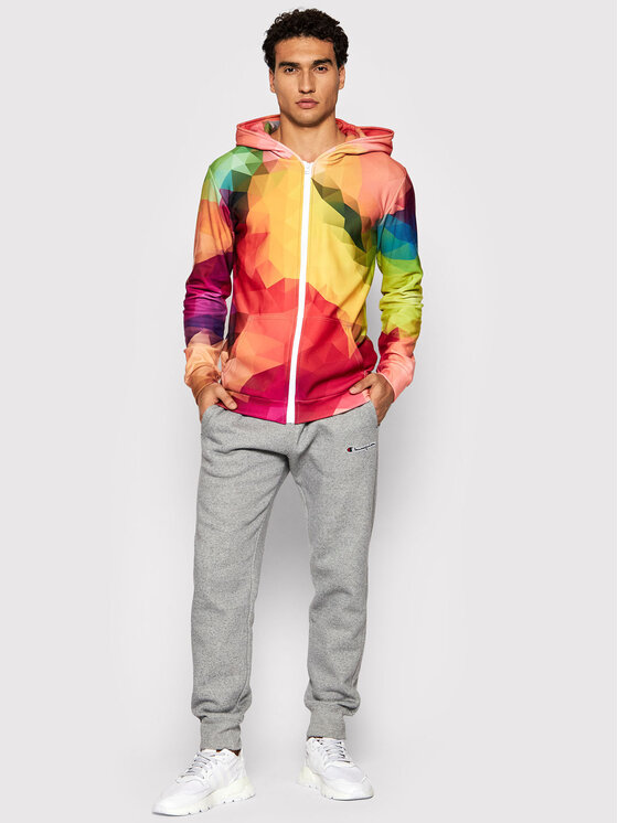 Felpa Unisex Colorful Geometric Multicolore