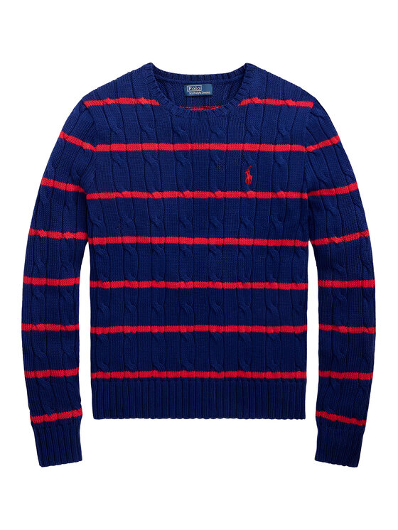 Polo Ralph Lauren Polo Ralph Lauren Pulover 211972119001 Mornarsko modra Slim Fit