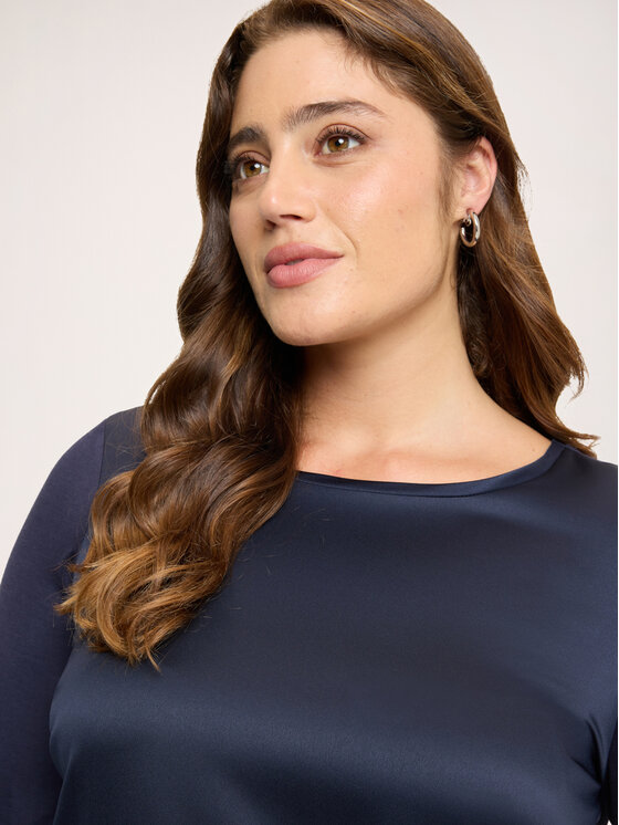 Fiorella Rubino Fiorella Rubino Koszula G0CWL009267N034 Niebieski Boxy Fit