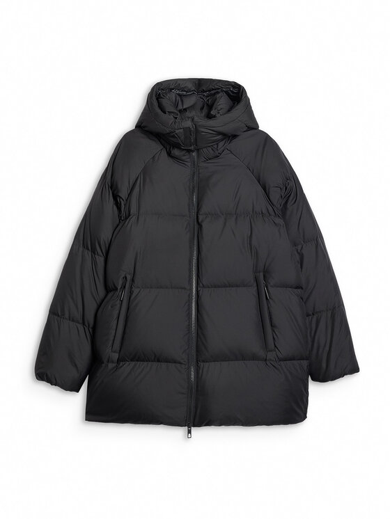 4F 4F Kurtka puchowa NATURAL (DOWN) WARMTH Czarny Oversize